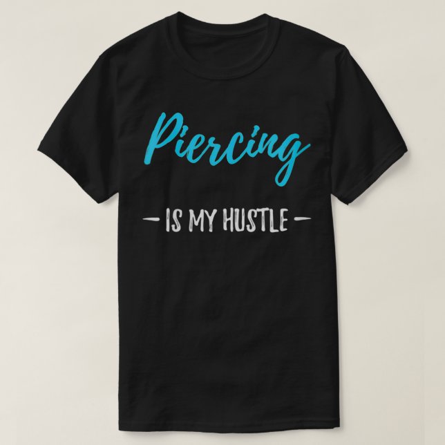 Womens Piercing Hustle Body Piercer Gift Idea VNec T Shirt (Design framsida)