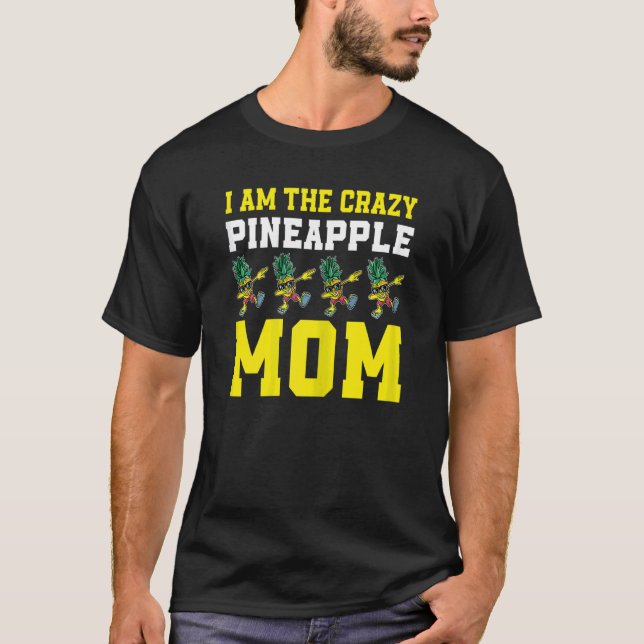 Womens Pineapple Mamma Apparel Aloha Hawaii Beache T Shirt (Framsida)