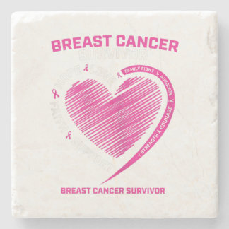 Womens Pink Breast Cancer Survivor Gifts Women Mom Stenunderlägg