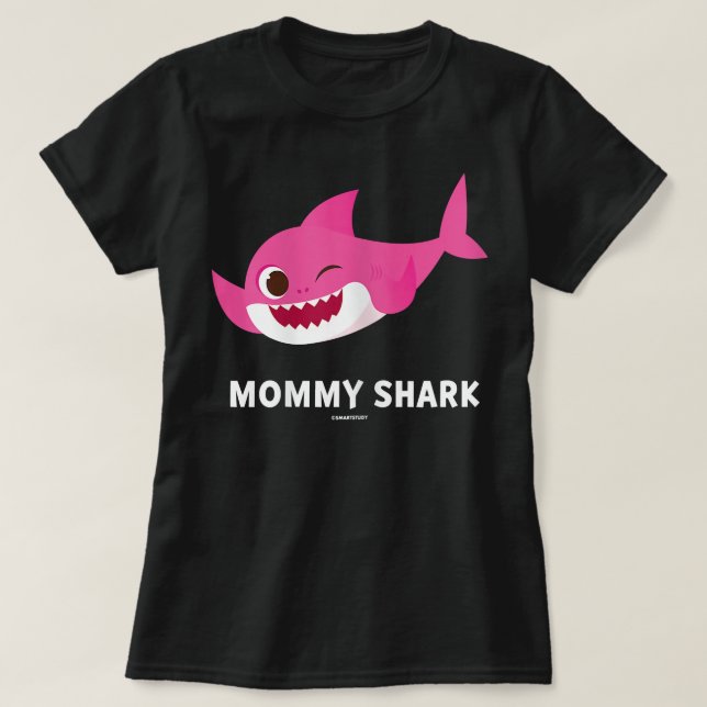 Womens Pinkfong Mommy Shark Official  T Shirt (Design framsida)