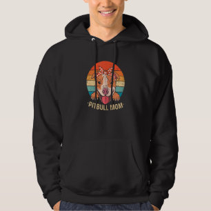 Womens Pitbull Mamma Pit Bull Dog 7 Hoodie
