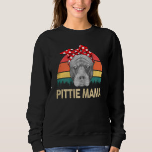 Womens Pitbull Pittie Mamma Pitbull Momma Pibble T Shirt