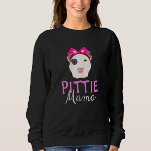 Womens Pittie Mamma Red Nose American Pitbull Terr T Shirt