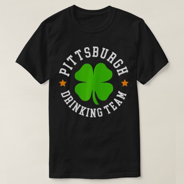 Womens Pittsburgh Matching St patricks day Drinkin T Shirt (Design framsida)