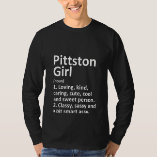 Womens PITTSTON GIRL PA PENNSYLVANIA Funny City Ho T Shirt