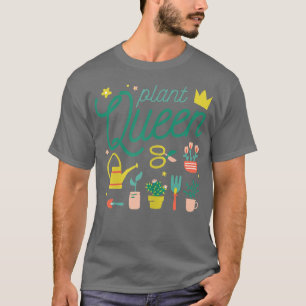 Womens Plant Queen Farmer Garden Planter T Shirt