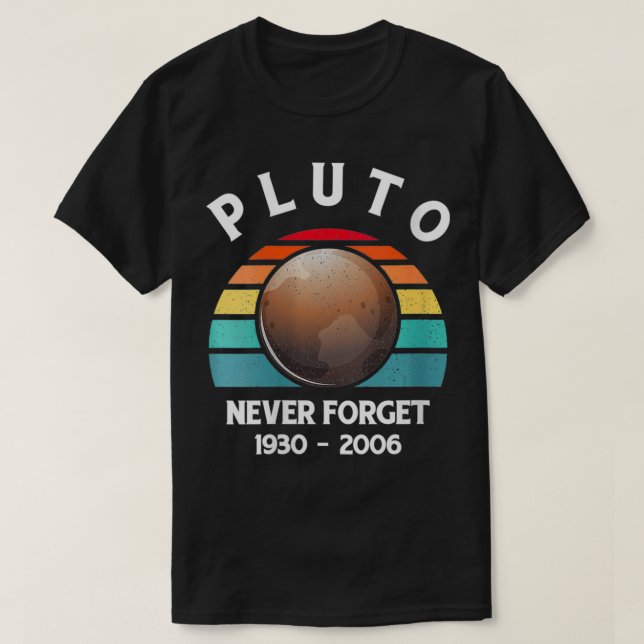 Womens Pluto glömmer aldrig bort den underbara vet T Shirt (Design framsida)