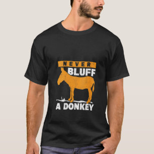 Womens Poker Player Donkey a Fish Casino Roligt T Shirt