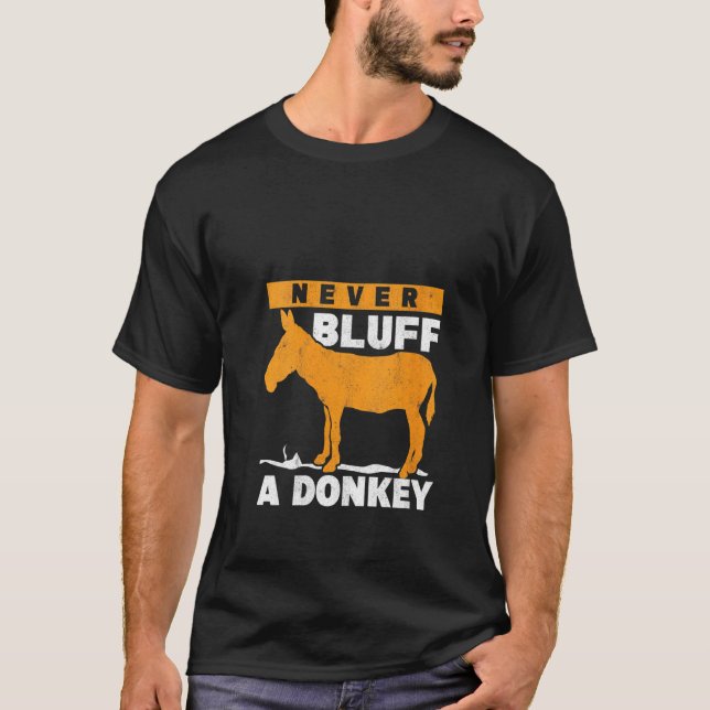 Womens Poker Player Donkey a Fish Casino Roligt T Shirt (Framsida)