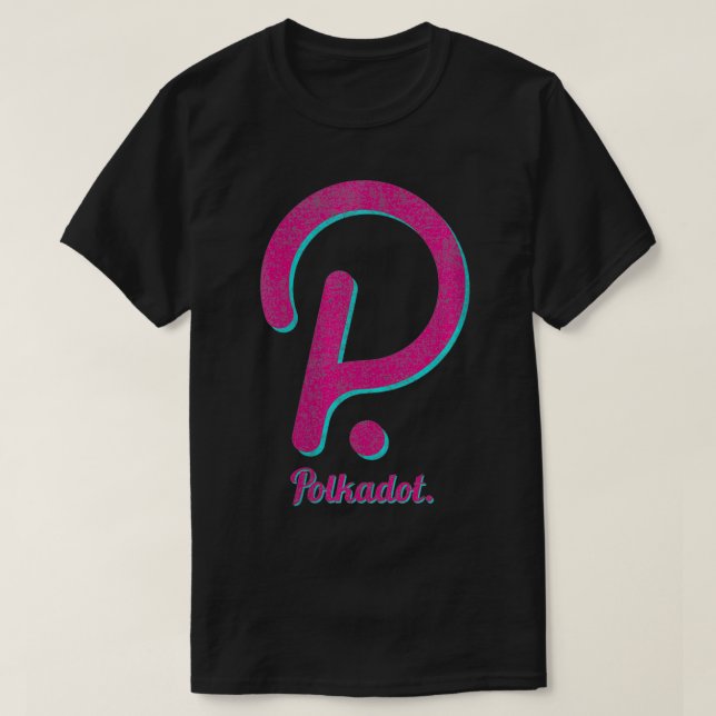 Womens Polkadot Crypto Coin, DeFi Altcoin, Etheru T Shirt (Design framsida)