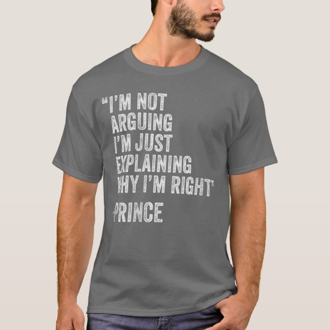 Womens Prince Quote Funny Birthday Custom Name Ide T Shirt (Framsida)