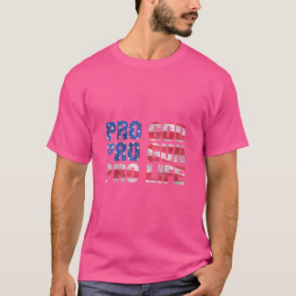 Womens Pro God Pro Gun Pro Life T Shirt