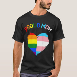 Womens Proud Ally Lgbtq Transgender Proud Mamma Pr T Shirt