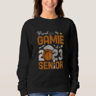 Womens Proud Gamie Of A 2023 Senior Basketball Gra T Shirt