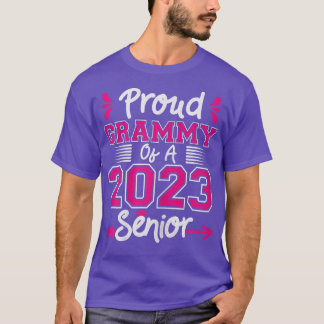 Womens Proud Grammy of a 2023 Senior Graduation He T Shirt