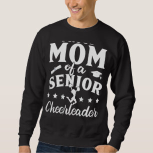 Womens Proud Mamma av en ledande Cheerlead Lång Ärmad Tröja