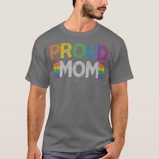 Womens Proud Mamma LGBT Pride Month Proud Mamma T Shirt
