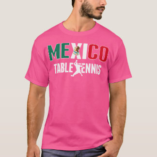 Womens Proud Mexico Bord Tennis Fläkt Jersey Mexik T Shirt