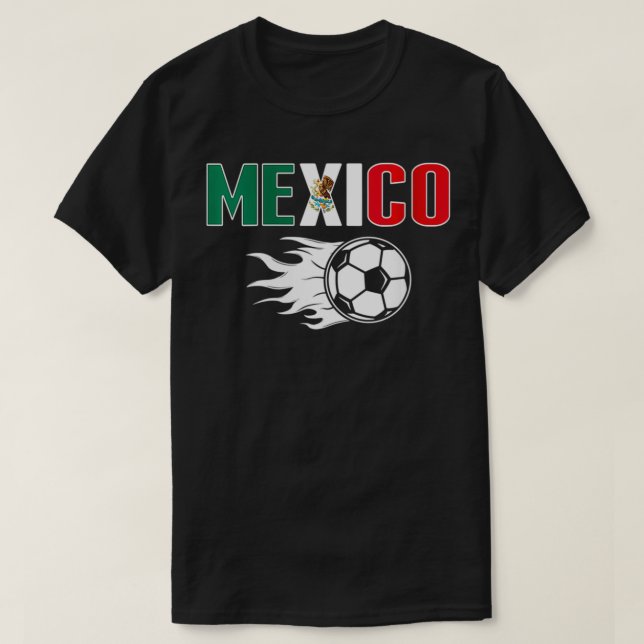 Womens Proud Mexico Ocer Fläkt Jersey - Mexikanska T Shirt (Design framsida)