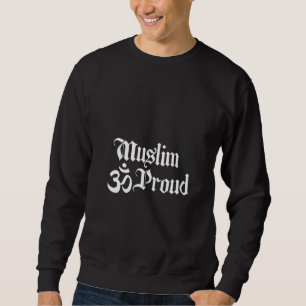Womens Proud Muslim Islam Quran Allah Reli Lång Ärmad Tröja