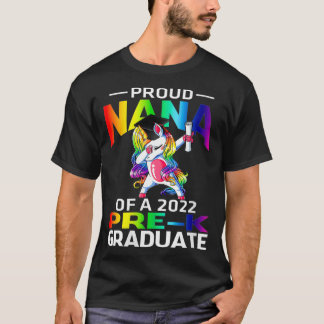 Womens Proud Nana från 2022 PreK Student Unicorn T Shirt