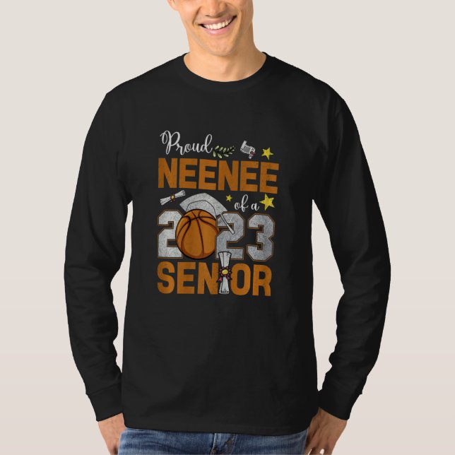 Womens Proud Neenee Of A 2023 Senior Basketball Gr T Shirt (Framsida)