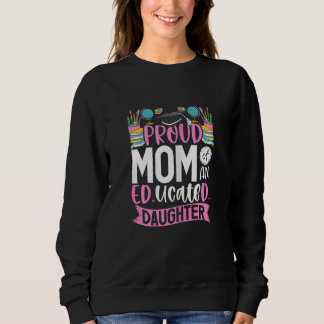 Womens Proud Of An Educated Daughter EdD Degree Ed T Shirt