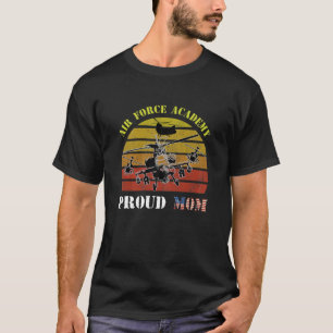 Womens Proud USAF Mamma Luft Force Academy Cute Mi T Shirt