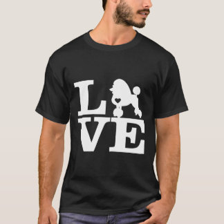 Womens Pudel Älskare Hund T Shirt