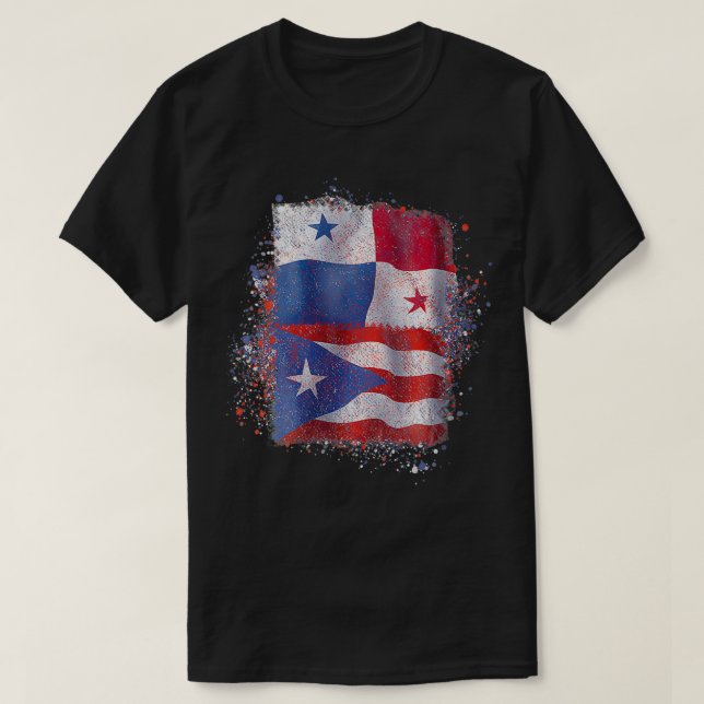 Womens Puerto Rican Panamanian Kärlek T Shirt (Design framsida)