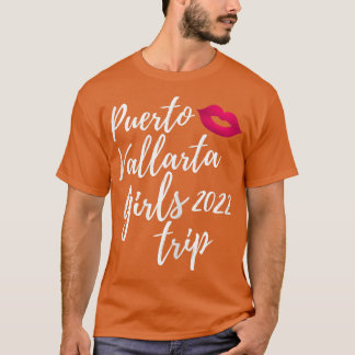 Womens Puerto Vallarta Girls Resa 2022 Roligt Matc T Shirt