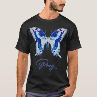 Womens Quycinda mindre Praying Butterfly Premium Q T Shirt