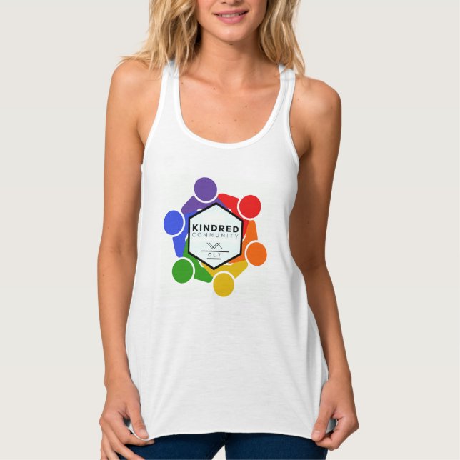 Women's Racerback Tanktop  Linne Med Racerback (Framsida)