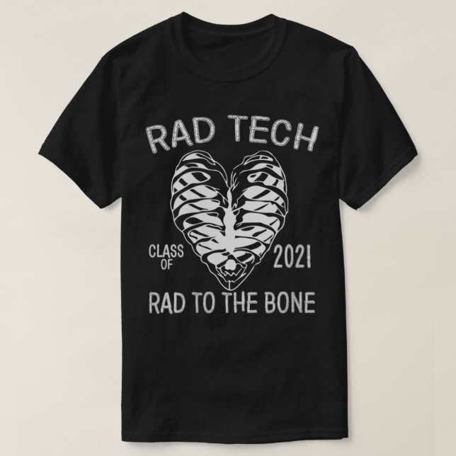 Womens Rad Tech 2021 Radiology Tech School Gradua T Shirt (Design framsida)