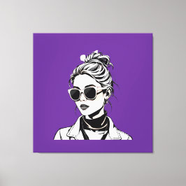 Womens Raiders - Att styra världen, tjejer stil! Canvastryck