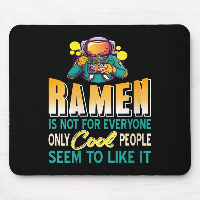 Womens Ramen Älskare Endast Space Astronaut Funny  Musmatta (Framsidan)