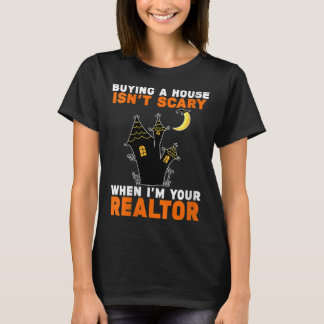 Womens Realtor Halloween Real Gods Agent & Fattig T Shirt