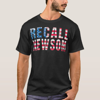 Womens Recall California guvernör Gavin Newsome Re T Shirt