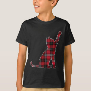 Womens Red Buffalo Play Cat Matching Family Chris T Shirt