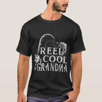 Womens Reel Coola Grandma Fishing Vintage RetroMot