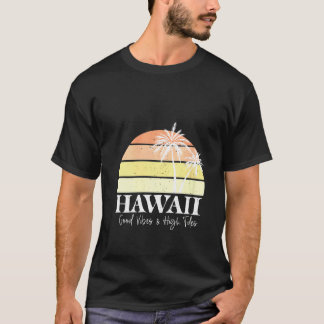 Womens Retro Hawaii Hawaii (Tropical Summer Beach) T Shirt