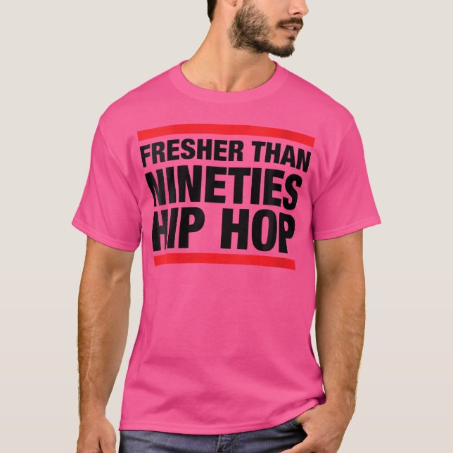Womens Retro Old school 90S Hip hop T Shirt (Framsida)