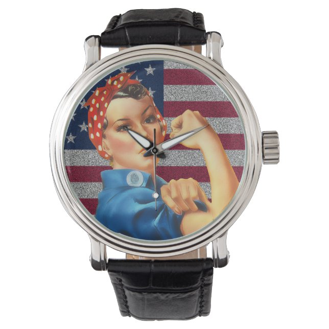 Womens Retro Rosie från Riveter Watch Armbandsur (Framsida)