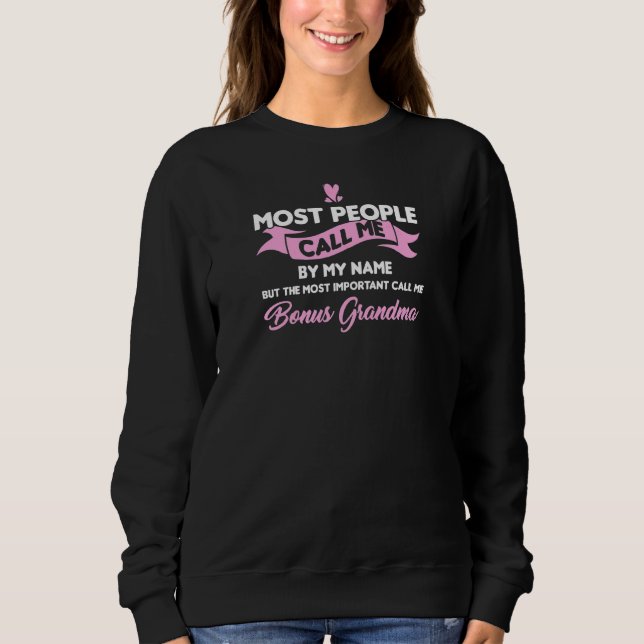Womens Ring mig Bonus Grandma Bonus Grandma T Shirt (Framsida)