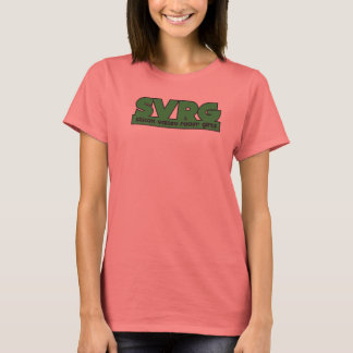 Womens Ringer T-Shirt SVRG-Logotyp