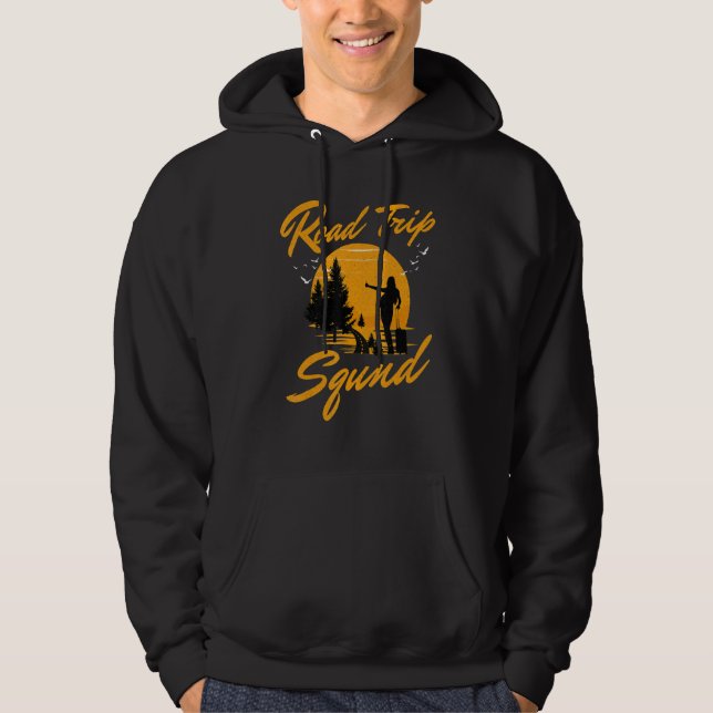 Women's Road Trip Squad  Traveling Tour California Hoodie (Framsida)