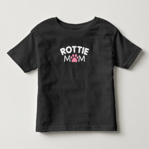 Womens Rottie Mamma Apparel Rottweiler Owner Älska T Shirt