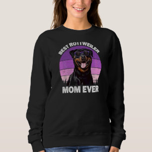 Womens Rottweiler Mamma Vintage Mors dag Rotty T Shirt
