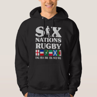 Womens Rugby 6 Nations England Frankrike Ireland I Hoodie