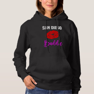 Womens San Diego Läppar City San Diego Baddie T Shirt